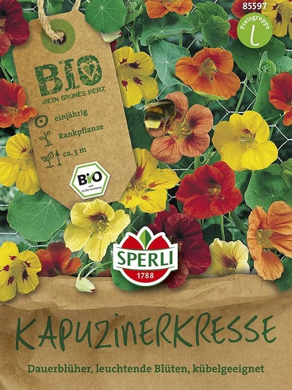 BIO Kapuzinerkresse - Bio-Saatgut 4 BIO Kapuzinerkresse - Bio-Saatgut – Bild 2