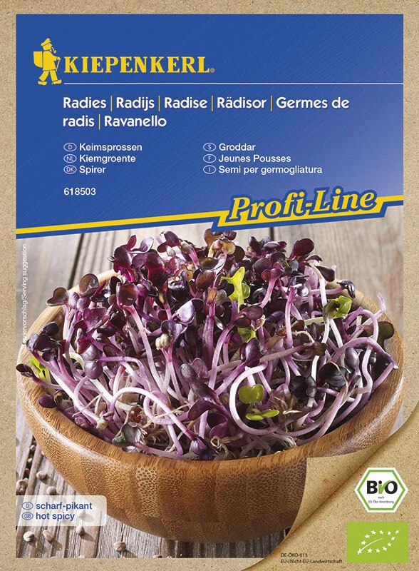 BIO Keimsprossen Radieschen Rot 30g 4 BIO Keimsprossen Radieschen Rot 30g – Bild 2