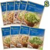 BIO Keimsprossen-Sortiment 10 - Verschiedene Sorten BIO-Sprossen-Samen 2 BIO Keimsprossen-Sortiment 10 - Verschiedene Sorten BIO-Sprossen-Samen -Krauter Samen Geschaft bio keimsprossen sortiment 10