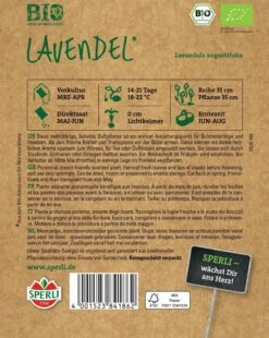 BIO Lavendel, Mehrjährige Beliebte Duftpflanze Ist Ein Wahrer Anziehungspunkt Für Schmetterlinge Und Insekten -Krauter Samen Geschaft bio lavendel2