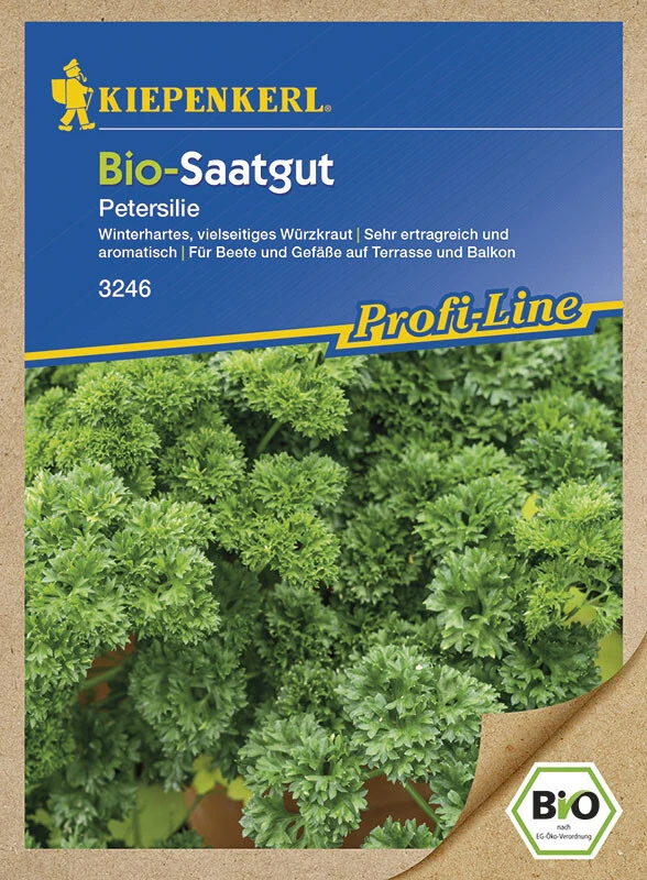 BIO Petersilie Kraus, Besonders Wüchsig Und Dicht Gefüllt, Pflegeleicht 3 BIO Petersilie Kraus, Besonders Wüchsig Und Dicht Gefüllt, Pflegeleicht