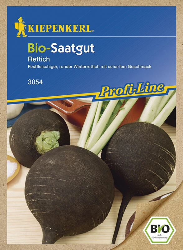 BIO Rettich Runder Schwarzer Winter 3 BIO Rettich Runder Schwarzer Winter