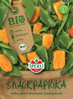BIO Snackpaprika, Ertragreiche Frühreifende Snackpaprika, Resistent, Anbau Im Kübel Optimal Möglich 7 BIO Snackpaprika, Ertragreiche Frühreifende Snackpaprika, Resistent, Anbau Im Kübel Optimal Möglich -Krauter Samen Geschaft bio snackpaprika