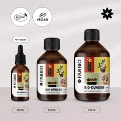 FARBIO® Bio-Dünger Für Gemüsepflanzen 100-500ml 10 FARBIO® Bio-Dünger Für Gemüsepflanzen 100-500ml -Krauter Samen Geschaft farbio gemuese 500ml 12