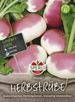 Herbstrüben Plessis F1, Ein Rundes Raschwüchsiges Herbstgemüse