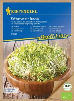 BIO Keimsprossen Rotklee, 20g, Geschmack: Sehr Mild, Fein Und Nussig -Krauter Samen Geschaft keimsprossen rotklee 20g