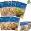 BIO Keimsprossen-Sortiment 8 - Verschiedene Sorten BIO-Sprossen-Samen + 1x Kiepenkerl Keimbox 2 BIO Keimsprossen-Sortiment 8 - Verschiedene Sorten BIO-Sprossen-Samen + 1x Kiepenkerl Keimbox -Krauter Samen Geschaft keimsprossen sortiment 8 plus box