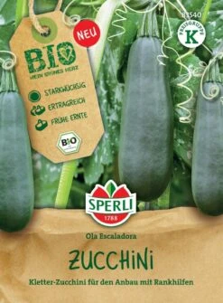 BIO Kletterzucchini Ola Escaladora, Starkwüchsig Und Ertragreich, Für Frühe Ernte 5 BIO Kletterzucchini Ola Escaladora, Starkwüchsig Und Ertragreich, Für Frühe Ernte -Krauter Samen Geschaft kletterzucchini ola eescaladora