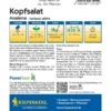 Kopfsalat Analena (PowerSaat), Hitzebeständig Schossfest Resistent Und Widerstandfähig 1 Kopfsalat Analena (PowerSaat), Hitzebeständig Schossfest Resistent Und Widerstandfähig -Krauter Samen Geschaft kopfsalat analena powersaat2