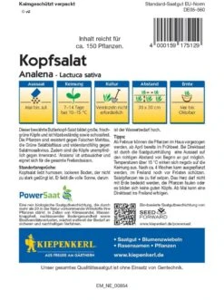 Kopfsalat Analena (PowerSaat), Hitzebeständig Schossfest Resistent Und Widerstandfähig