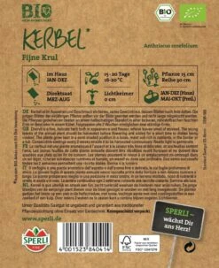 Kräuter Kerbel BIO, Ein Feines Zartes Würzkraut, Kräftig Grüne Blätter Duften Nach Anis