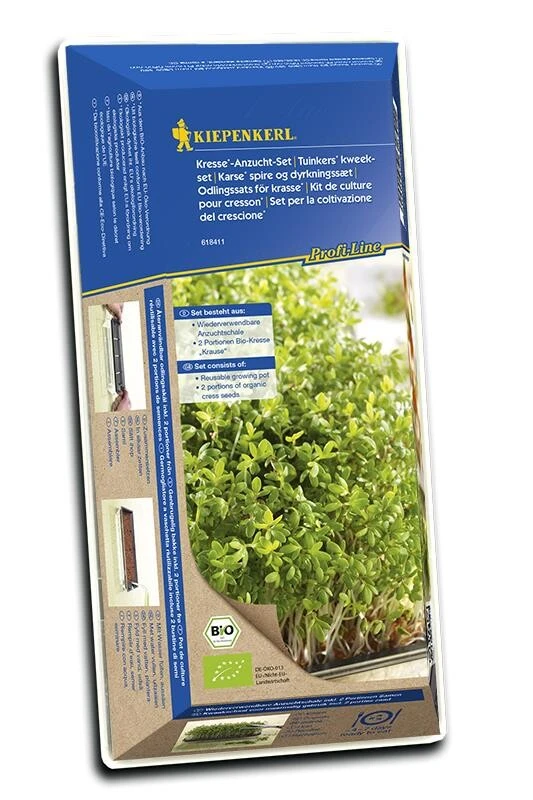 Kresseschalen Kresse-Anzucht-Set Mit BIO-Saatgut 3 Kresseschalen Kresse-Anzucht-Set Mit BIO-Saatgut