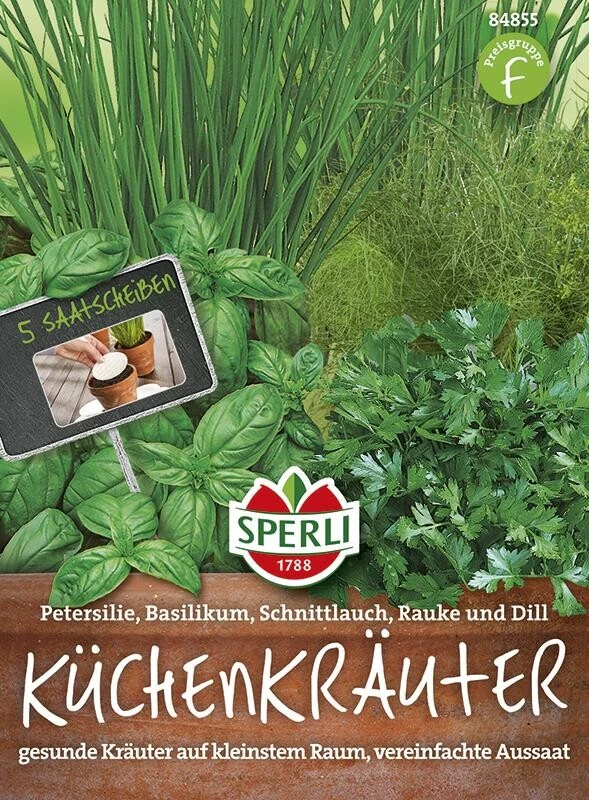 Küchenkräuter Kombi, 5 Saatscheiben 4 Küchenkräuter Kombi, 5 Saatscheiben – Bild 2
