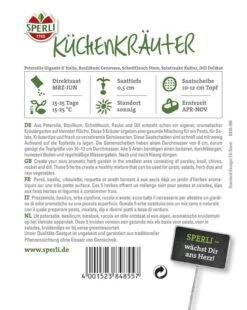 Küchenkräuter Kombi, 5 Saatscheiben