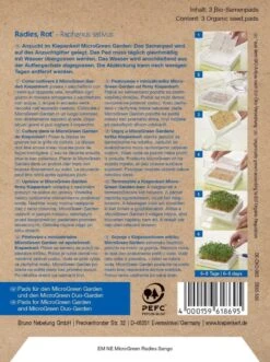 BIO Microgreen Pads Radieschen( Rot), Nachfüllpads, Kinderleichte Und Schnelle Aufzucht 5 BIO Microgreen Pads Radieschen( Rot), Nachfüllpads, Kinderleichte Und Schnelle Aufzucht -Krauter Samen Geschaft microgreen pads radieschen2