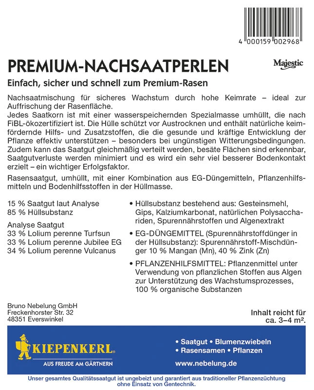 Profi-Line Premium Nachsaatperlen Reparatur-Drops, Sicher Und Schnell Regenerieren 5 Profi-Line Premium Nachsaatperlen Reparatur-Drops, Sicher Und Schnell Regenerieren – Bild 3