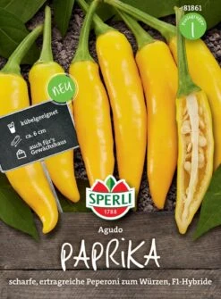 Paprika Agudo F1, Ertragreiche Peperoni Zum Würzen Für Schärfe-Liebhaber, Freiland Und Gewächshaus, Für Kübel Geeignet 7 Paprika Agudo F1, Ertragreiche Peperoni Zum Würzen Für Schärfe-Liebhaber, Freiland Und Gewächshaus, Für Kübel Geeignet -Krauter Samen Geschaft paprika agudo f1