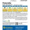 Profi-Line Petersilie Darki "Grandeur" (PowerSaat), Dicht Gekraust, Ertragreich -Krauter Samen Geschaft petersilie darki powersaat2