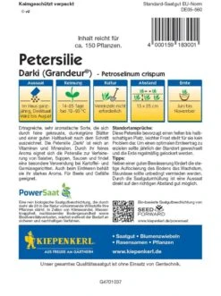 Profi-Line Petersilie Darki "Grandeur" (PowerSaat), Dicht Gekraust, Ertragreich