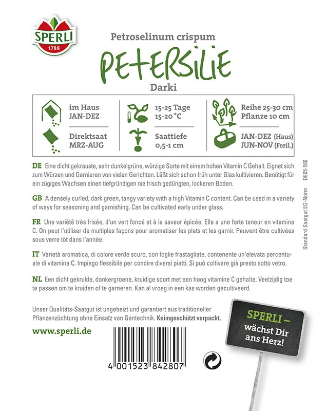 Petersilie SPERLING´s Darki 3 Petersilie SPERLING´s Darki