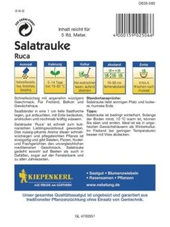 Salatrauke Ruca Saatband 5mtr 5 Salatrauke Ruca Saatband 5mtr -Krauter Samen Geschaft salatrauke ruca saatband 5mtr2