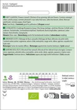 Einjährige Blumenmischung ELFENGARTEN Saatteppich