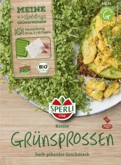 Sperli MicroGreen Garden Bio-Kresse Nachfüllpads 3 Stück