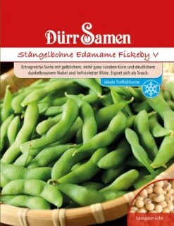 Stängelbohne Edamame Fiskeby V, Sehr Frühzeitige Und Ertragreiche Sorte, Verwendung Wie Frische Erbsen (grün) Oder Als Trockenbohne