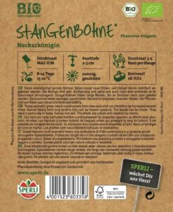 Stangenbohnen Grün BIO