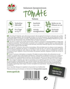 Tomate Totem F1 (verb. Gnom)