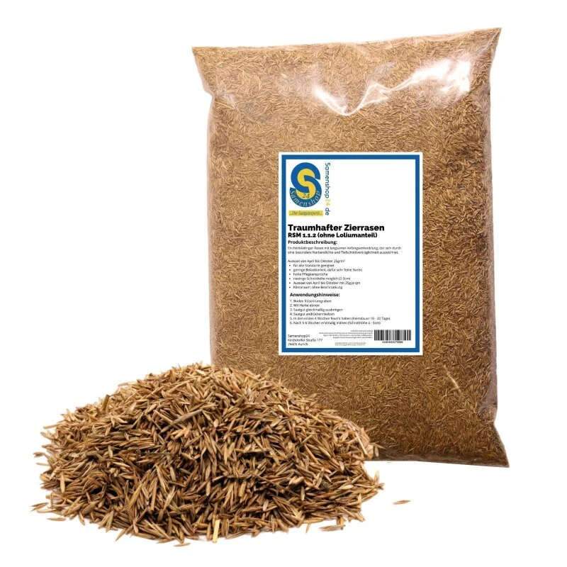 RSM-Rasensamen 1.1.2traumhafter Zierrasen (ohne Lolium) 4 RSM-Rasensamen 1.1.2traumhafter Zierrasen (ohne Lolium) – Bild 2