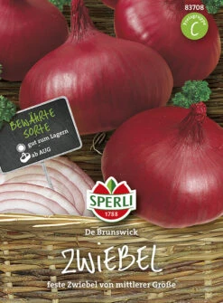 Zwiebeln Brunswijker Rote Braunschweiger